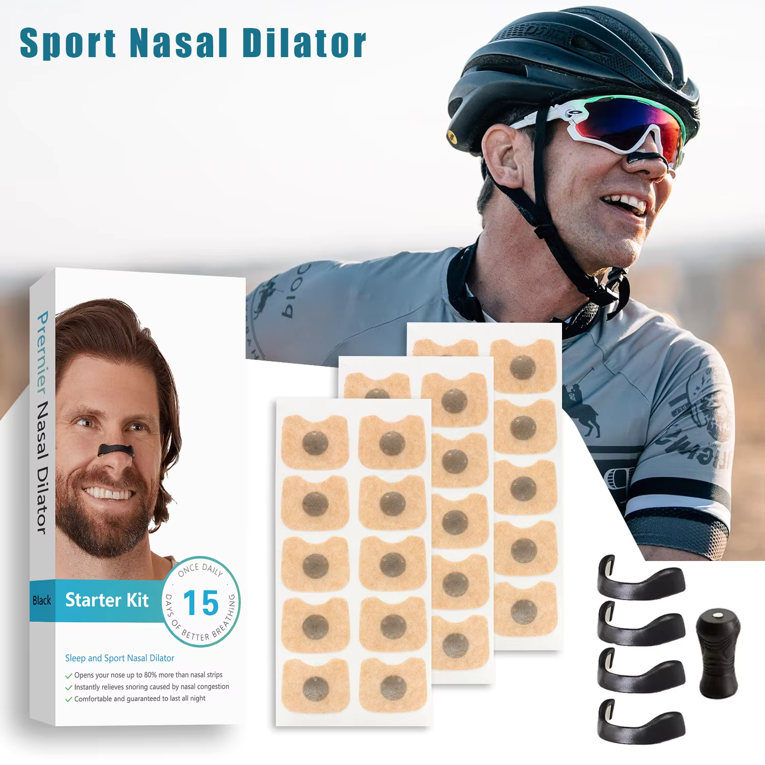 Nose strip for breathing, Nasal Strips